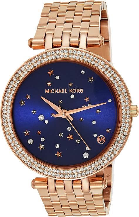 mk rose gold watch sale